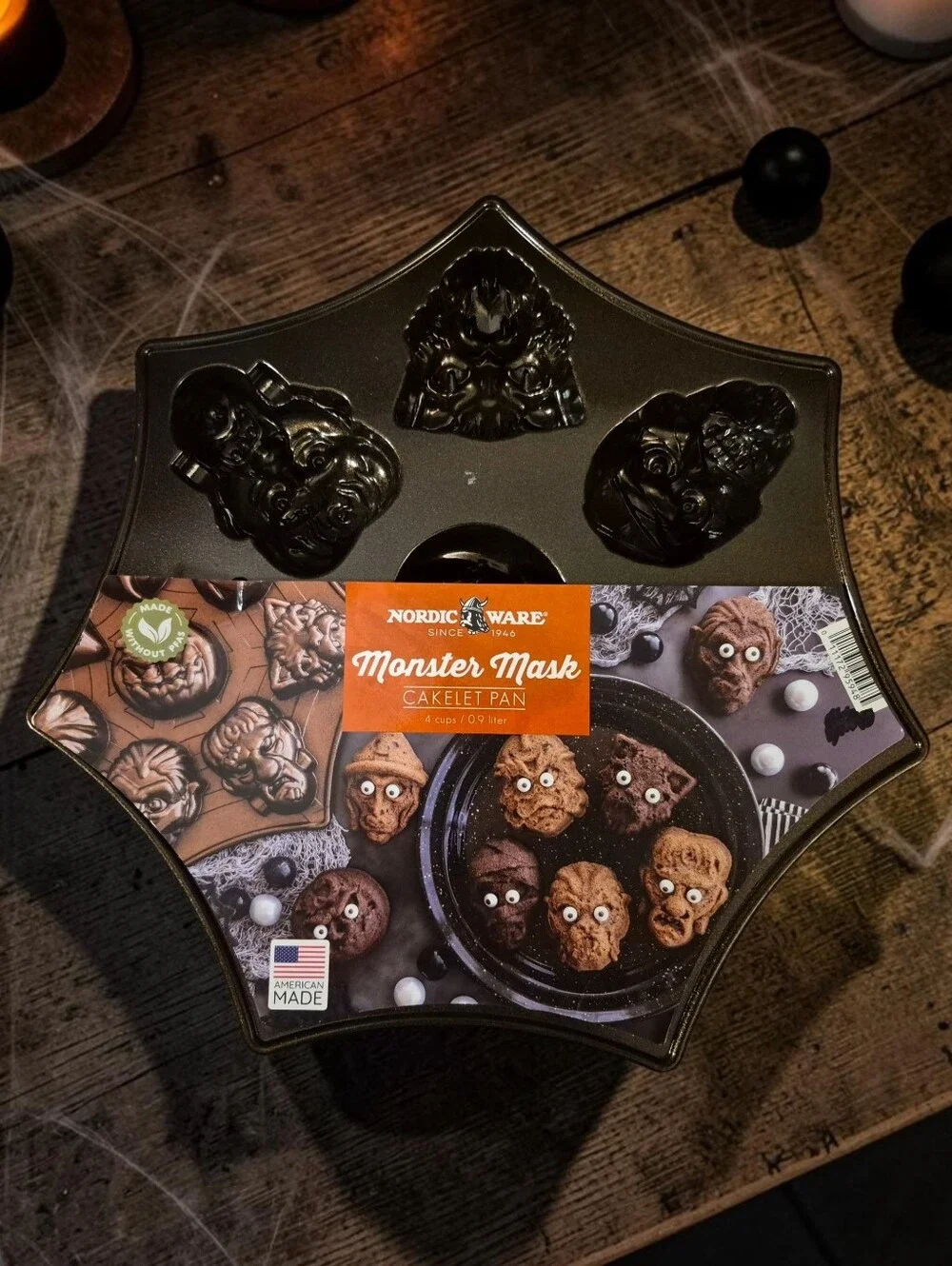 Nordic Ware Monster Mask Cakelet Pan